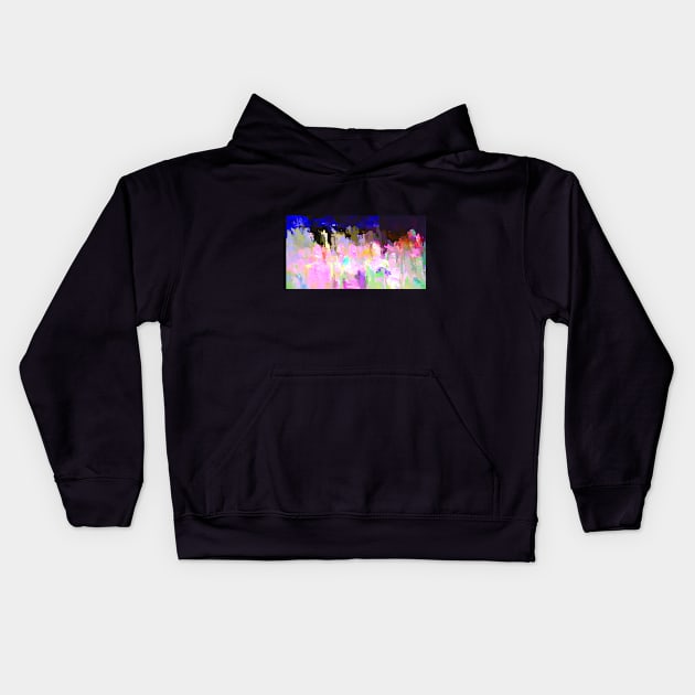 Video Glitch Art D0B Kids Hoodie by terrybain